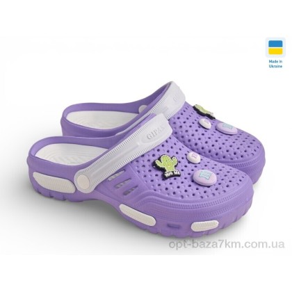 Крокси жіночі "Rai shoes" СД48 бузок, (р.р. 36-41), Україна, від 6 шт. Крокси жіночі "Rai shoes" СД48 бузок, (р.р. 36-41), Україна, від 6 шт.