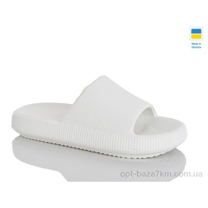 Шлепки женские "Крок" С88 білий, (р.р. 36-41), Украина, от 6 шт.