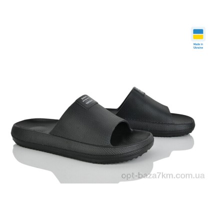 Шльопанці чоловічі "Rai shoes" E235 чорний, (р.р. 40-45), Україна, від 8 шт.