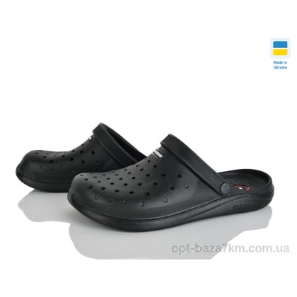 Крокси чоловічі "Rai shoes" E232 чорний, (р.р. 40-46), Україна, від 8 шт. Крокси чоловічі "Rai shoes" E232 чорний, (р.р. 40-46), Україна, від 8 шт.