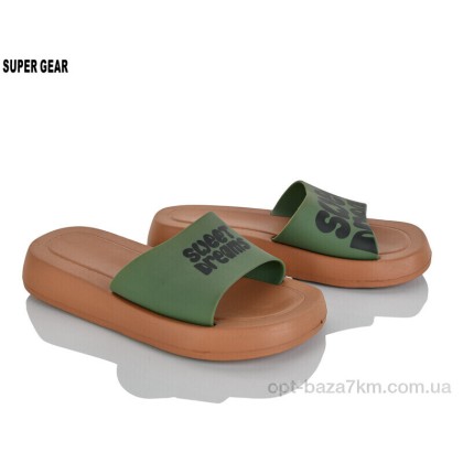 Шлепки женские "Super Gear" 01-6216 khaki, (р.р. 36-41), Китай, от 10 шт. Шлепки женские "Super Gear" 01-6216 khaki, (р.р. 36-41), Китай, от 10 шт.