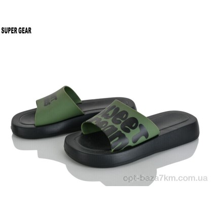 Шлепки женские "Super Gear" 01-6216 green, (р.р. 36-41), Китай, от 10 шт. Шлепки женские "Super Gear" 01-6216 green, (р.р. 36-41), Китай, от 10 шт.