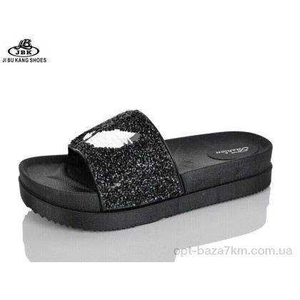 Шлепки женские "Jibukang" 01-752 black, (р.р. 36-41), Китай, от 12 шт. Шлепки женские "Jibukang" 01-752 black, (р.р. 36-41), Китай, от 12 шт.