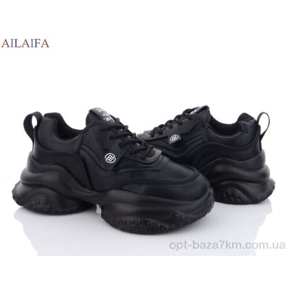 Кроссовки женские "Ailaifa" 8112 all black піна, (р.р. 36-41), Китай, от 6 шт. Кроссовки женские "Ailaifa" 8112 all black піна, (р.р. 36-41), Китай, от 6 шт.