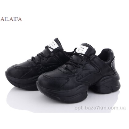 Кроссовки женские "Ailaifa" 2361-1 all black піна, (р.р. 36-41), Китай, от 6 шт. Кроссовки женские "Ailaifa" 2361-1 all black піна, (р.р. 36-41), Китай, от 6 шт.
