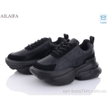 Кроссовки женские "Ailaifa" 8201 all black, (р.р. 36-41), Китай, от 6 шт. Кроссовки женские "Ailaifa" 8201 all black, (р.р. 36-41), Китай, от 6 шт.