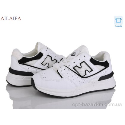 Кроссовки женские "Ailaifa" MX803 white-black, (р.р. 36-41), Китай, от 8 шт. Кроссовки женские "Ailaifa" MX803 white-black, (р.р. 36-41), Китай, от 8 шт.