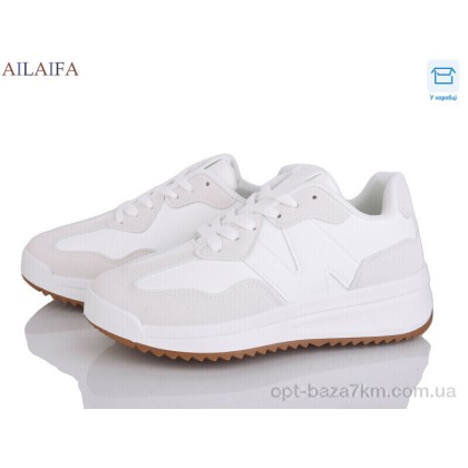 Кроссовки женские "Ailaifa" NR011 white, (р.р. 36-41), Китай, от 8 шт. Кроссовки женские "Ailaifa" NR011 white, (р.р. 36-41), Китай, от 8 шт.