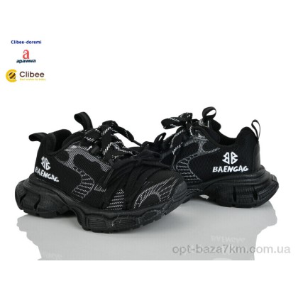 Кроссовки детские "Clibee-Doremi" DB92506-1 black, (р.р. 27-30), Китай, от 5 шт. Кроссовки детские "Clibee-Doremi" DB92506-1 black, (р.р. 27-30), Китай, от 5 шт.