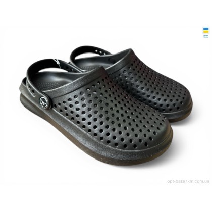Крокси дитячі "Rai shoes" 204 чорний, (р.р. 36-41), Україна, від 8 шт. Крокси дитячі "Rai shoes" 204 чорний, (р.р. 36-41), Україна, від 8 шт.