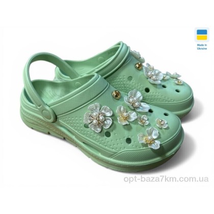 Крокси жіночі "Rai shoes" 413 фісташка, (р.р. 36-41), Україна, від 8 шт. Крокси жіночі "Rai shoes" 413 фісташка, (р.р. 36-41), Україна, від 8 шт.
