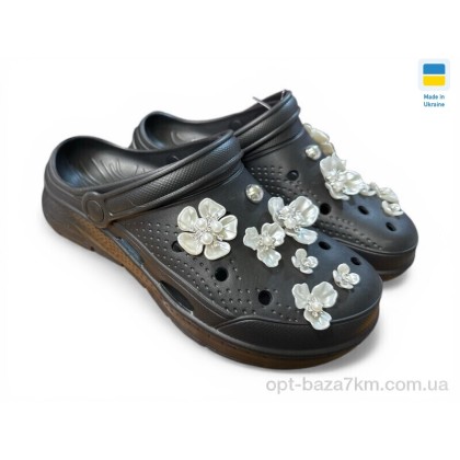 Крокси жіночі "Rai shoes" 414 чорний, (р.р. 36-41), Україна, від 8 шт. Крокси жіночі "Rai shoes" 414 чорний, (р.р. 36-41), Україна, від 8 шт.