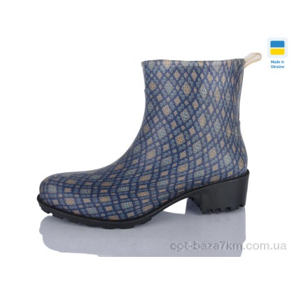 Резиновая обувь женская "Зручне взуття" 7 синій, (р.р. 37-41), Украина, от 6 шт. Резиновая обувь женская "Зручне взуття" 7 синій, (р.р. 37-41), Украина, от 6 шт.