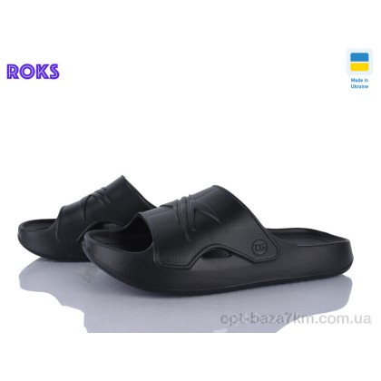 Шлепки мужские "Roks" 140 чорний, (р.р. 41-46), Украина, от 8 шт.
