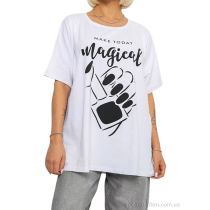 Футболка жіноча "Massmag" 6605 білий, (р.р. 2XL-4XL), Туреччина, від 4 шт. Футболка жіноча "Massmag" 6605 білий, (р.р. 2XL-4XL), Туреччина, від 4 шт.