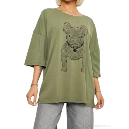 Футболка жіноча "Massmag" 3008 хакі, (р.р. 4XL-5XL), Туреччина, від 4 шт. Футболка жіноча "Massmag" 3008 хакі, (р.р. 4XL-5XL), Туреччина, від 4 шт.
