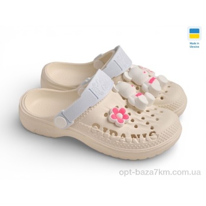 Крокси дитячі "Rai shoes" 009 кремовий, (р.р. 30-35), Україна, від 8 шт. Крокси дитячі "Rai shoes" 009 кремовий, (р.р. 30-35), Україна, від 8 шт.