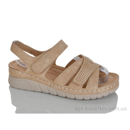 Босоножки женские "Leguzaza" H2-2 brown, (р.р. 37-42), Китай, от 8 шт.