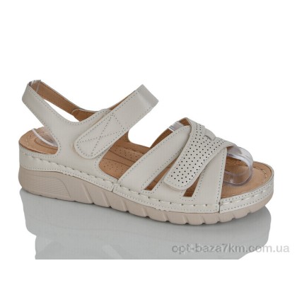 Босоножки женские "Leguzaza" H2-2 beige, (р.р. 37-42), Китай, от 8 шт.
