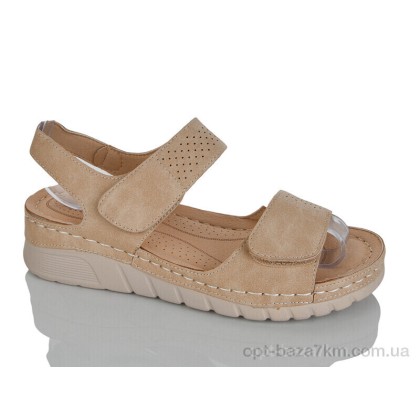 Босоножки женские "Leguzaza" H2-12 brown, (р.р. 37-42), Китай, от 8 шт.