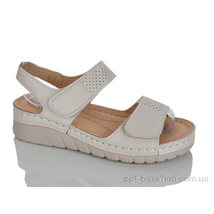 Босоножки женские "Leguzaza" H2-12 beige, (р.р. 37-42), Китай, от 8 шт.