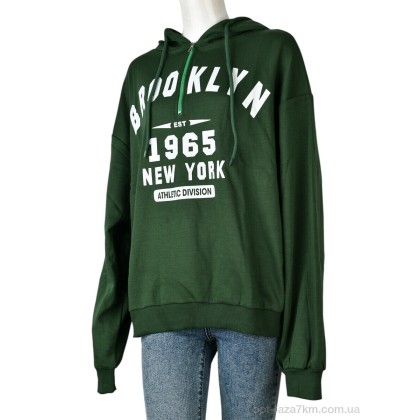 Батник жіночий "Pryama Vigoda" G4340-9 green, (р.р. One size), Узбекистан, від 5 шт.