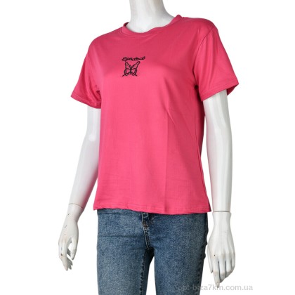 Футболка жіноча "Pryama Vigoda" 4349-Butterfly-2 d.pink, (р.р. M-2XL), Китай, від 8 шт. Футболка жіноча "Pryama Vigoda" 4349-Butterfly-2 d.pink, (р.р. M-2XL), Китай, від 8 шт.