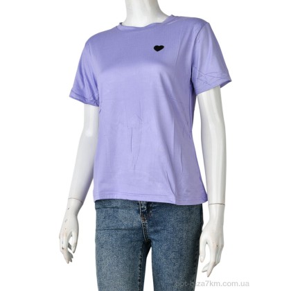 Футболка жіноча "Pryama Vigoda" 4349-Heart-1 violet, (р.р. M-2XL), Китай, від 8 шт. Футболка жіноча "Pryama Vigoda" 4349-Heart-1 violet, (р.р. M-2XL), Китай, від 8 шт.