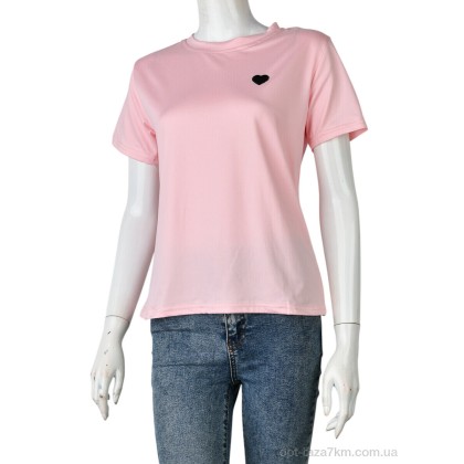 Футболка жіноча "Pryama Vigoda" 4349-Heart-3 pink, (р.р. M-2XL), Китай, від 8 шт. Футболка жіноча "Pryama Vigoda" 4349-Heart-3 pink, (р.р. M-2XL), Китай, від 8 шт.