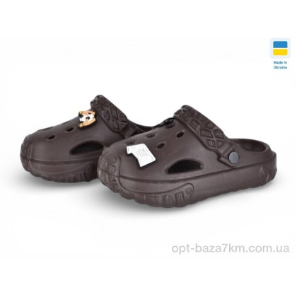 Крокси дитячі "Rai shoes" 3001 коричневий, (р.р. 24-35), Україна, від 6 шт. Крокси дитячі "Rai shoes" 3001 коричневий, (р.р. 24-35), Україна, від 6 шт.
