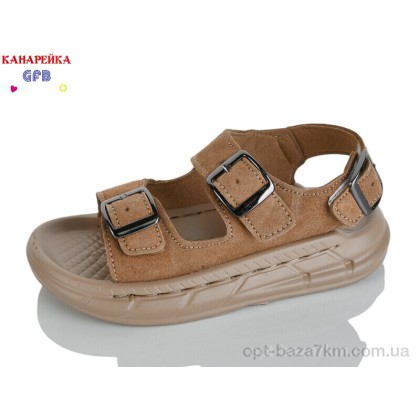 Сандали детские "GFB-Канарейка" S72-3, (р.р. 26-30), Китай, от 10 шт.