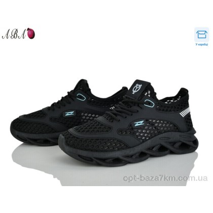 Кросівки чоловічі "Aba" S006 black, (р.р. 40-44), Китай, від 8 шт.