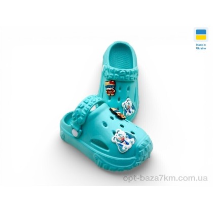 Крокси дитячі "Rai shoes" 3001 м'ята, (р.р. 24-35), Україна, від 6 шт. Крокси дитячі "Rai shoes" 3001 м'ята, (р.р. 24-35), Україна, від 6 шт.