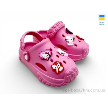 Крокси дитячі "Rai shoes" 3001 малина, (р.р. 24-35), Україна, від 6 шт. Крокси дитячі "Rai shoes" 3001 малина, (р.р. 24-35), Україна, від 6 шт.