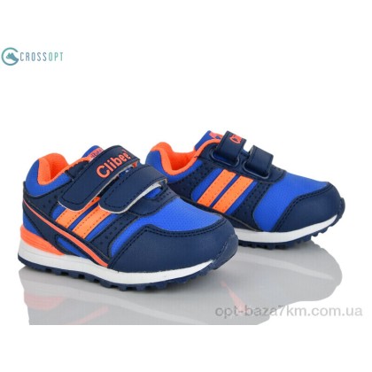 Кроссовки детские "CROSSOPT" F632 d.blue-orange, (р.р. 21-26), Китай, от 6 шт. Кроссовки детские "CROSSOPT" F632 d.blue-orange, (р.р. 21-26), Китай, от 6 шт.
