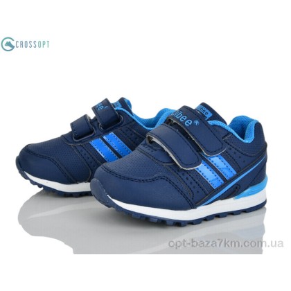 Кроссовки детские "CROSSOPT" F632 d.blue-moon blue, (р.р. 21-26), Китай, от 6 шт. Кроссовки детские "CROSSOPT" F632 d.blue-moon blue, (р.р. 21-26), Китай, от 6 шт.