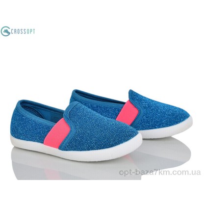 Сліпони дитячі "CROSSOPT" BE112 blue, (р.р. 24-29), Китай, від 6 шт. Сліпони дитячі "CROSSOPT" BE112 blue, (р.р. 24-29), Китай, від 6 шт.