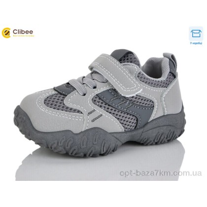 Кроссовки детские "Clibee-Apawwa" LA1198-3 l.grey-grey, (р.р. 21-26), Китай, от 6 шт. Кроссовки детские "Clibee-Apawwa" LA1198-3 l.grey-grey, (р.р. 21-26), Китай, от 6 шт.
