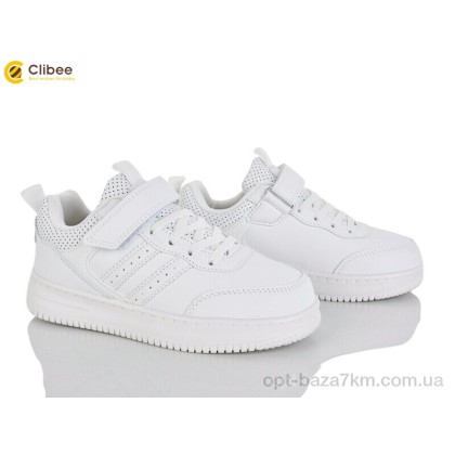 Кроссовки детские "Clibee" EC711-3 white, (р.р. 32-37), Китай, от 6 шт. Кроссовки детские "Clibee" EC711-3 white, (р.р. 32-37), Китай, от 6 шт.