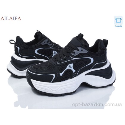 Кроссовки женские "Ailaifa" ROSA08 black-white, (р.р. 36-41), Китай, от 8 шт. Кроссовки женские "Ailaifa" ROSA08 black-white, (р.р. 36-41), Китай, от 8 шт.
