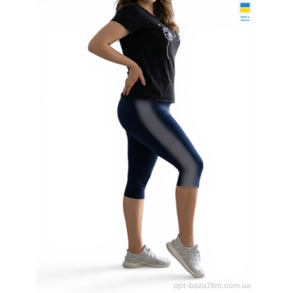 Капрі жіночі "Sport style" 066 синій, (р.р. XL-4XL), Україна, від 4 шт. Капрі жіночі "Sport style" 066 синій, (р.р. XL-4XL), Україна, від 4 шт.