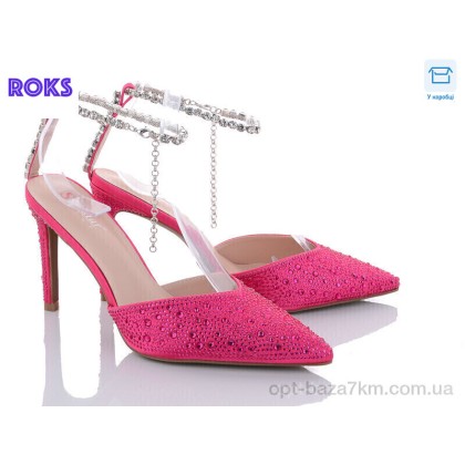 Босоножки женские "Roks" LC03 fushia, (р.р. 36-40), Китай, от 12 шт.
