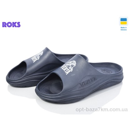 Шлепки мужские "Roks" Verta 1001V синій, (р.р. 41-46), Украина, от 6 шт.