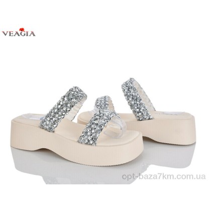 Шлепки женские "Veagia-ADA" N20 silver, (р.р. 36-40), Китай, от 8 шт. Шлепки женские "Veagia-ADA" N20 silver, (р.р. 36-40), Китай, от 8 шт.
