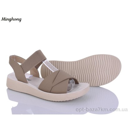 Босоножки женские "Minghong" 7718 khaki, (р.р. 37-42), Китай, от 8 шт. Босоножки женские "Minghong" 7718 khaki, (р.р. 37-42), Китай, от 8 шт.