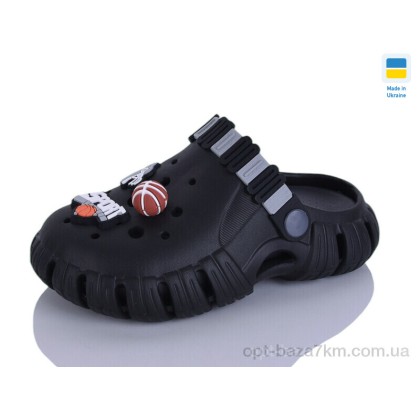 Крокси дитячі "Lot Shoes" 012 чорний-графіт, (р.р. 30-35), Україна, від 6 шт.