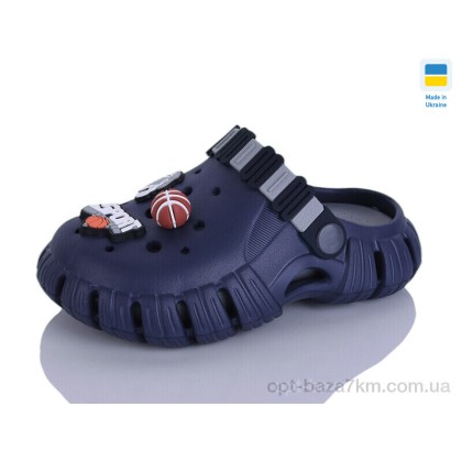 Крокси дитячі "Lot Shoes" 012 т.синій-св.сірий, (р.р. 30-35), Україна, від 6 шт.