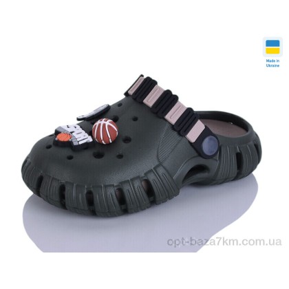 Кроксы детские "Lot Shoes" 012 хакі-т.беж, (р.р. 30-35), Украина, от 6 шт. Кроксы детские "Lot Shoes" 012 хакі-т.беж, (р.р. 30-35), Украина, от 6 шт.