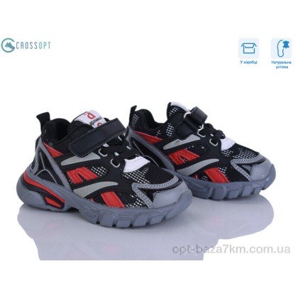 Кроссовки детские "CROSSOPT" NC64-1 black, (р.р. 21-26), Китай, от 6 шт. Кроссовки детские "CROSSOPT" NC64-1 black, (р.р. 21-26), Китай, от 6 шт.