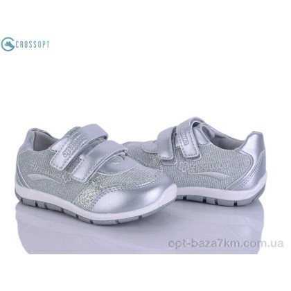 Кроссовки детские "CROSSOPT" J09 silver, (р.р. 20-25), Китай, от 6 шт. Кроссовки детские "CROSSOPT" J09 silver, (р.р. 20-25), Китай, от 6 шт.
